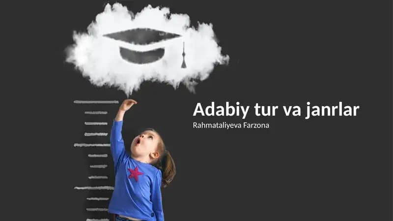 Adabiy tur va janrlar