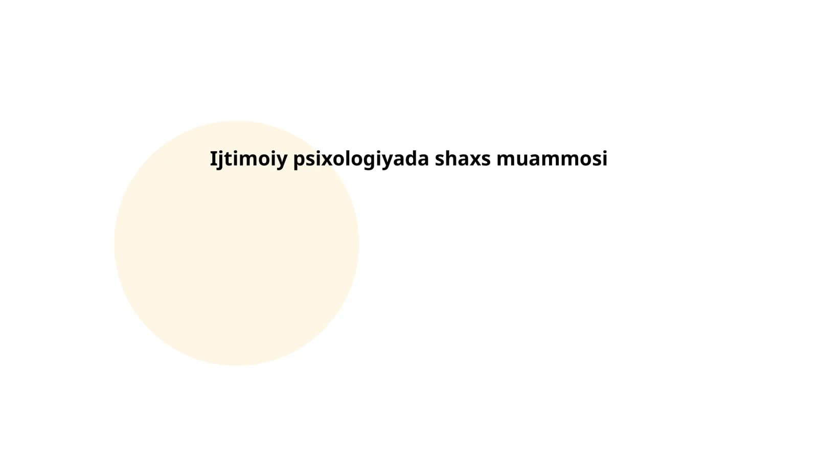 Shaxsning ijtimoiy identifikatsiyasi