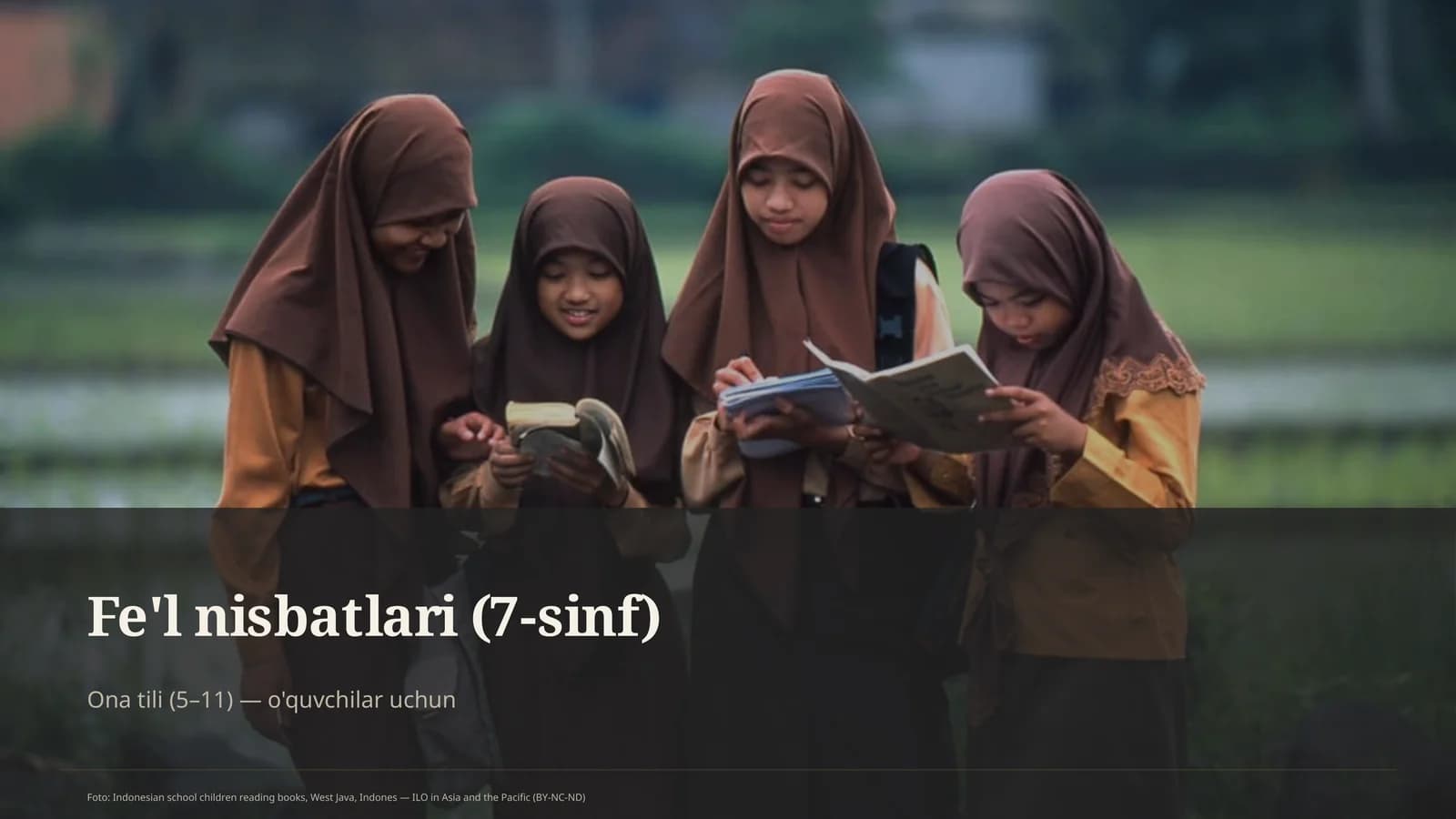 Fe'l nisbatlari (7-sinf)