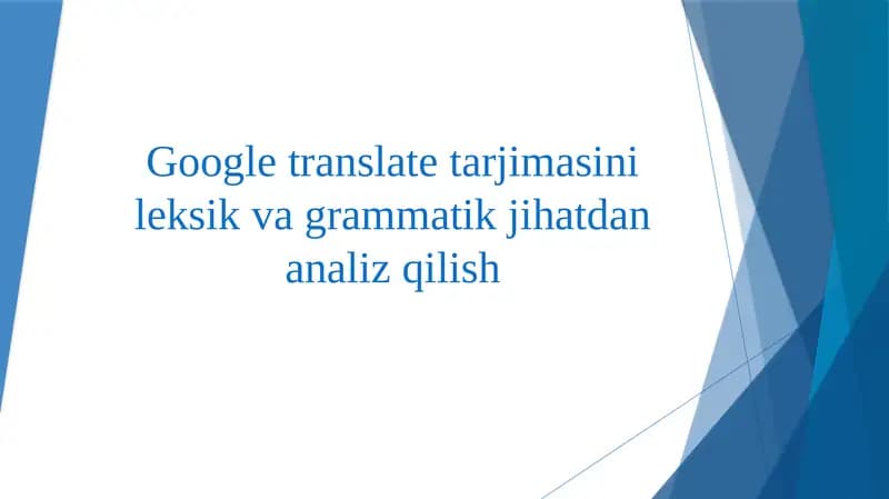 Google Translate