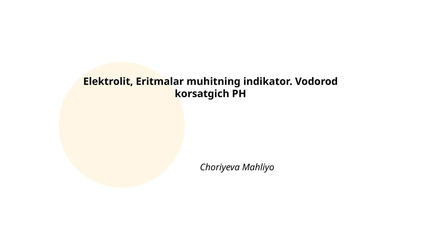 Elektrolitlar