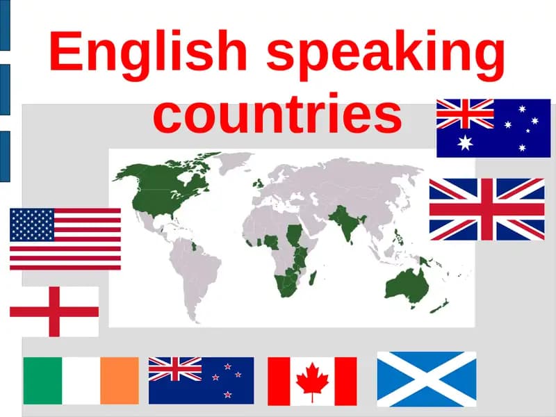English speaking countries