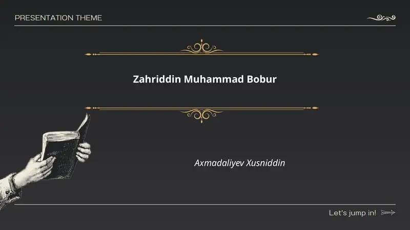 Zahiriddin Muhammad Bobur