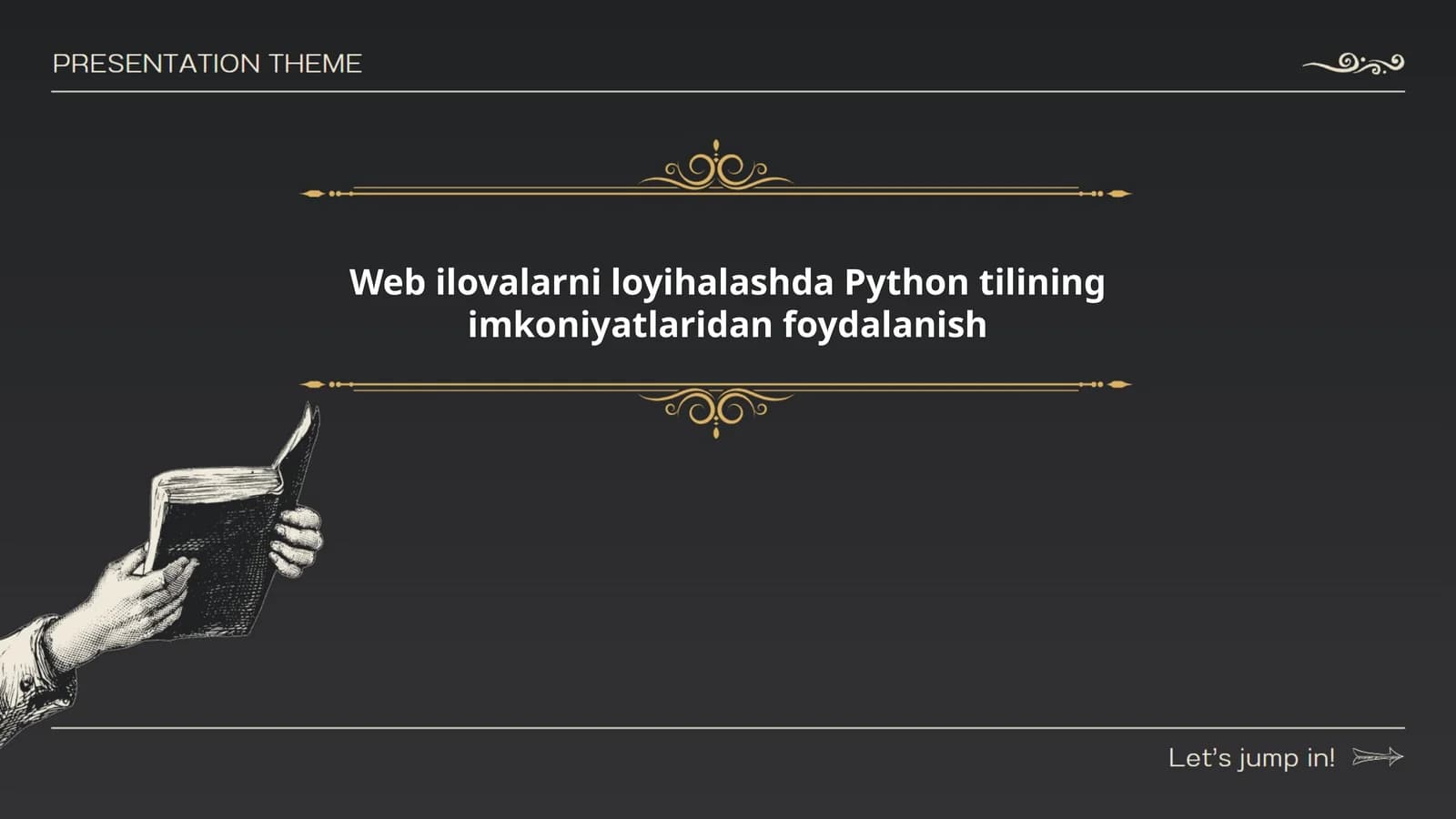Web ilovalarni loyihalashda Python tilining imkoniyatlaridan foydalanish