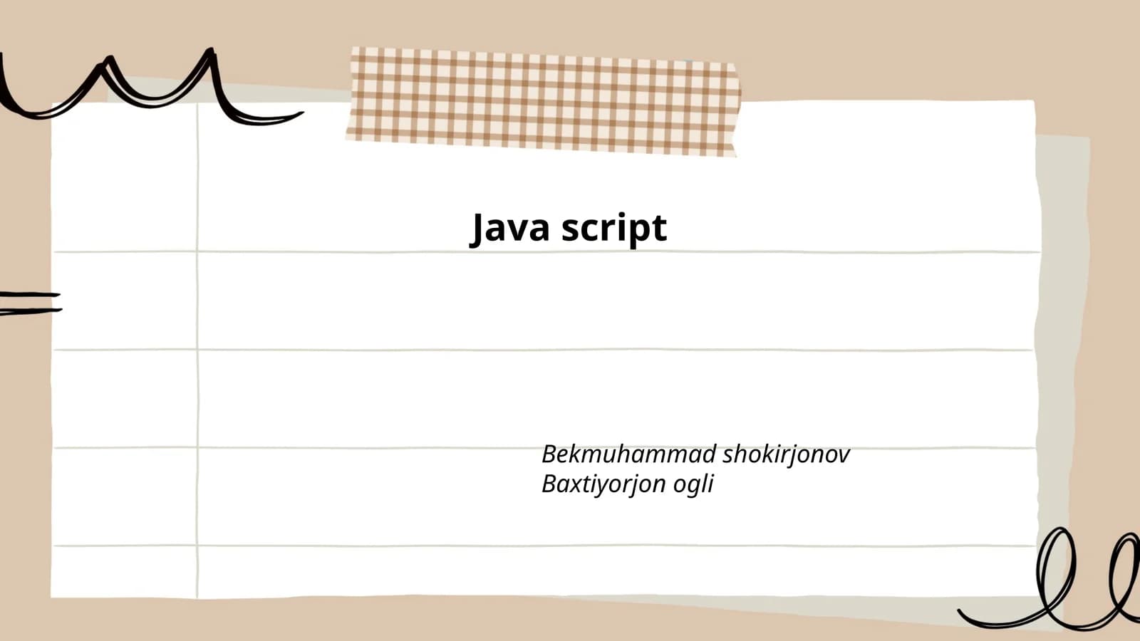 JavaScript asosi