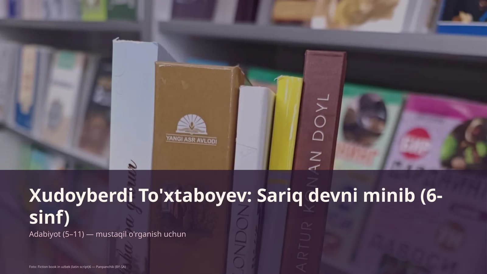 Sariq devni minib (6-sinf)