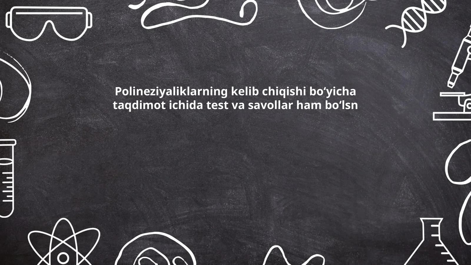Polineziyaliklarning kelib chiqishi boʻyicha taqdimot
