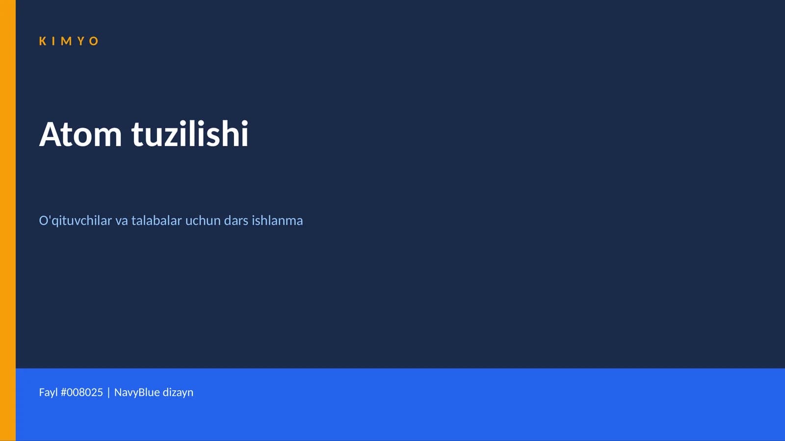 Atom tuzilishi