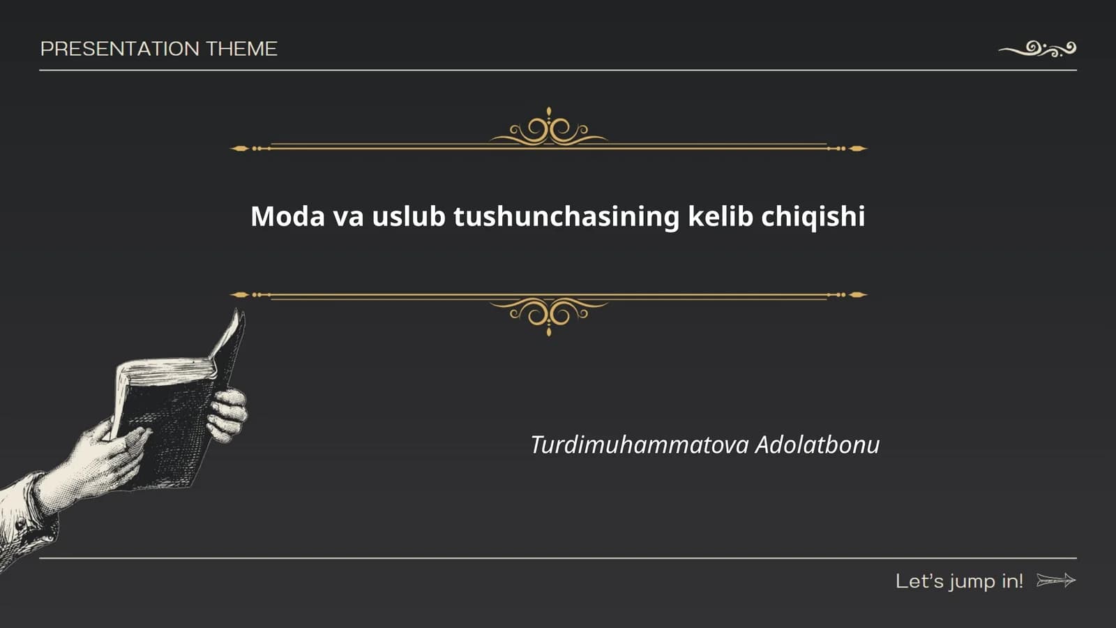 Moda va uslub tushunchasining kelib chiqishi