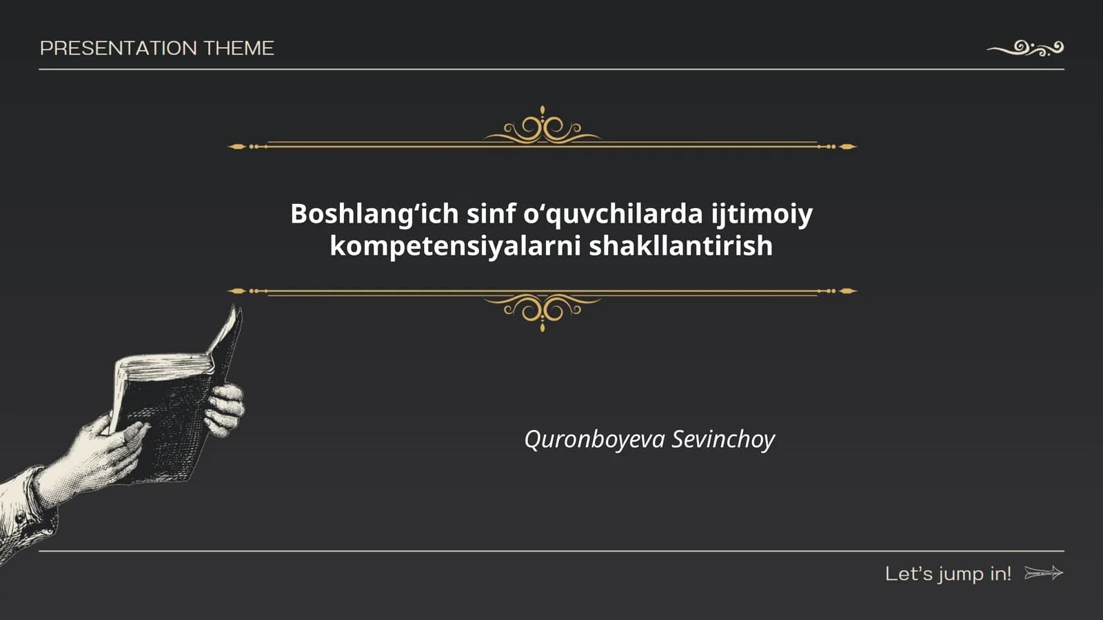 Boshlangʻich sinf oʻquvchilarda ijtimoiy kompetensiyalarni shakllantirish
