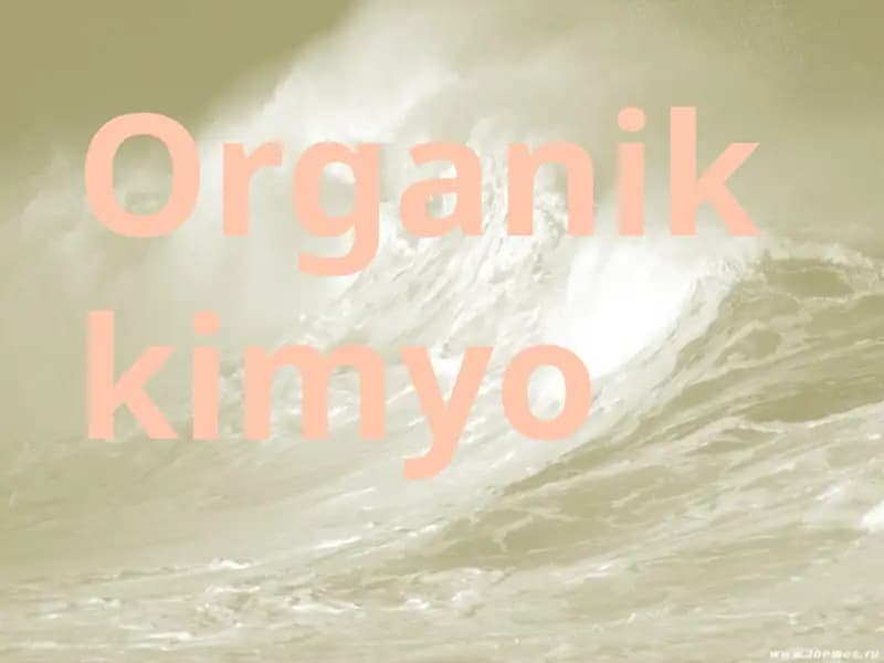 Organikkimyo