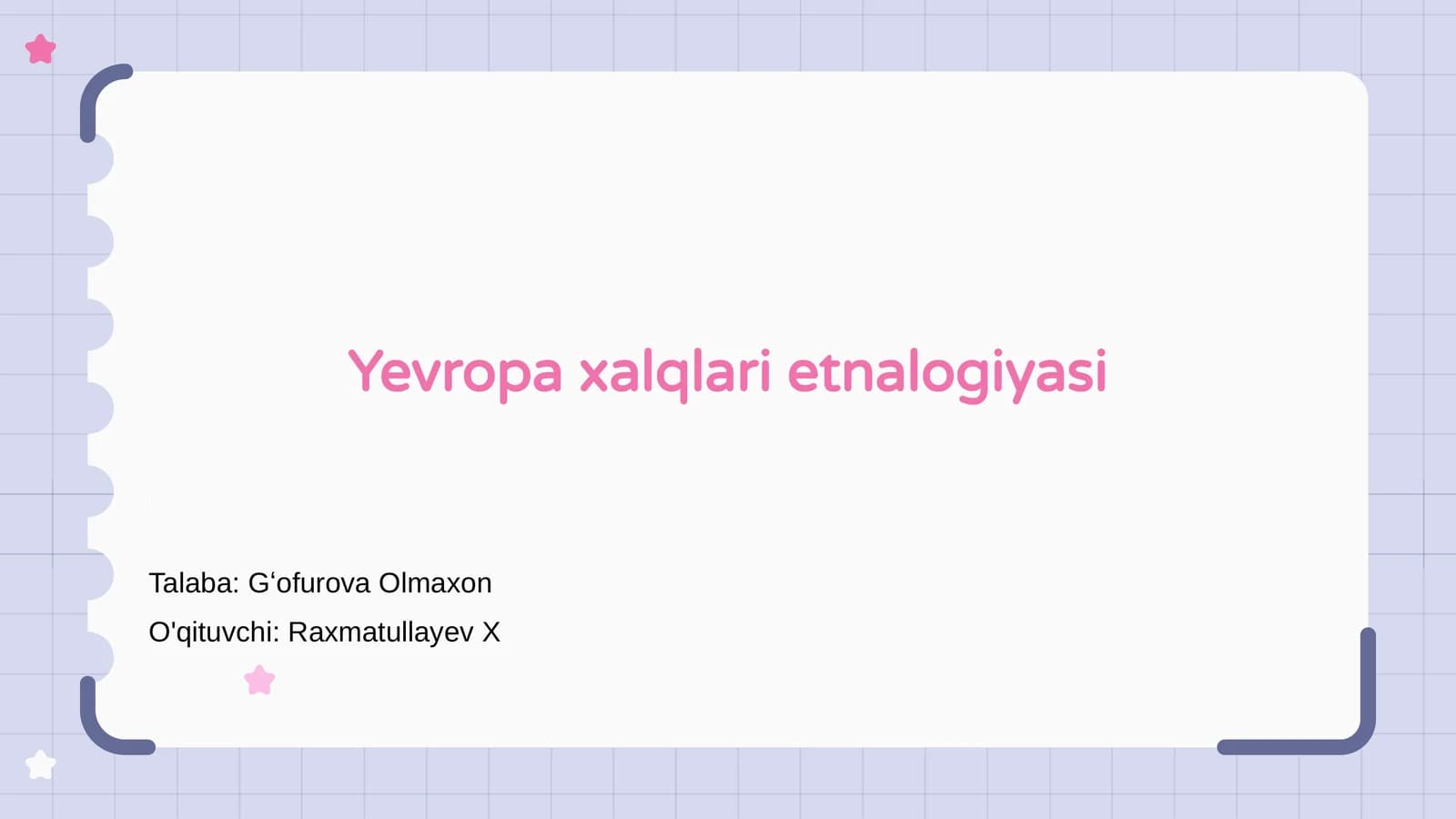 Yevropa xalqlari etnalogiyasi