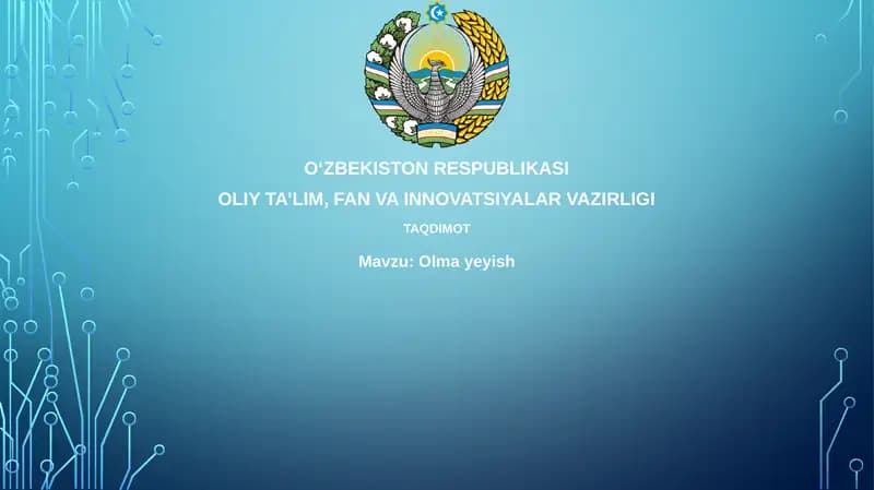 Olmalar haqida