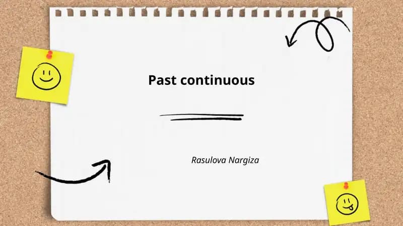 Past continuous
