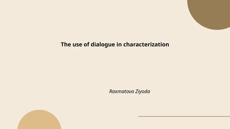 Exploring Character Traits through Dialogue