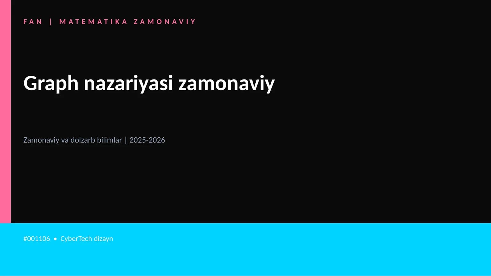 Graph nazariyasi zamonaviy