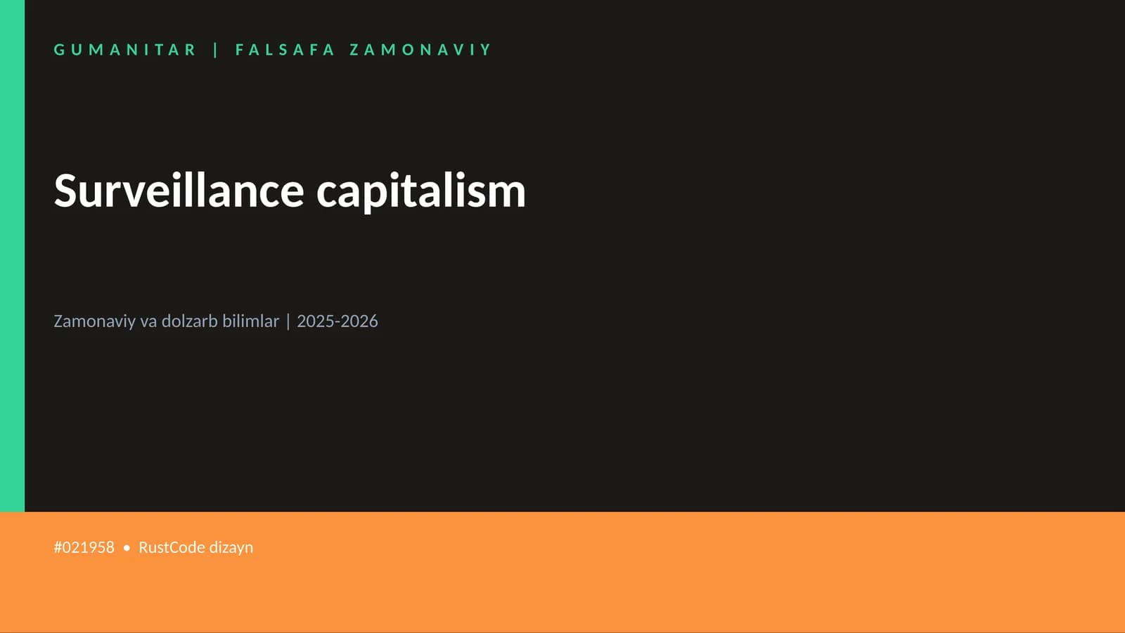 Surveillance capitalism