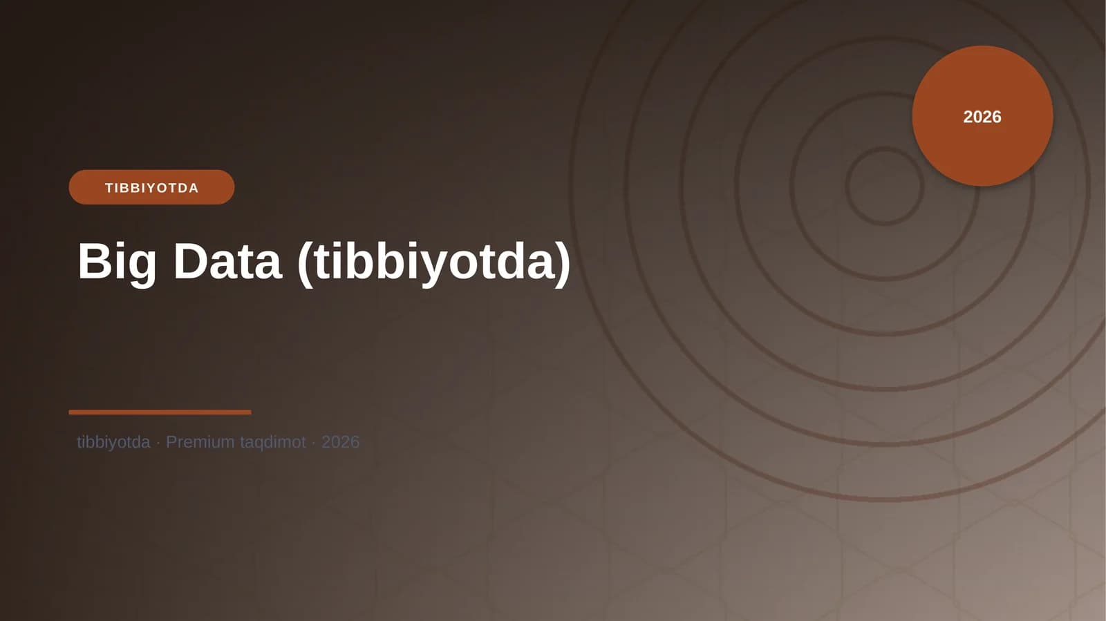 Big Data (tibbiyotda)