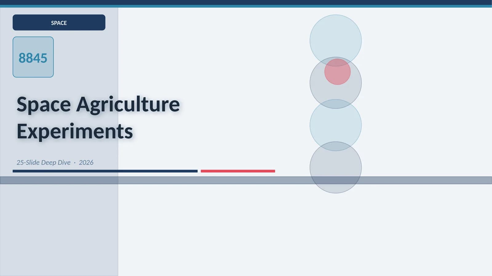 Space Agriculture Experiments