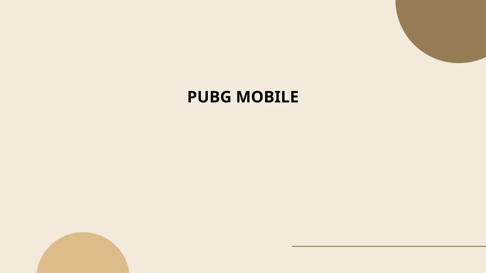 PUBG MOBILE