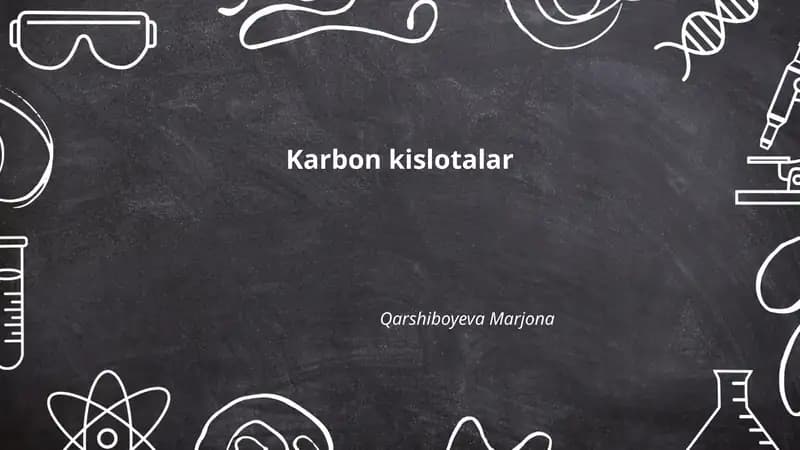 Karbon kislotalar