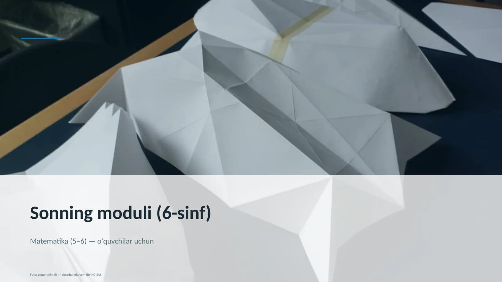 Sonning moduli (6-sinf)