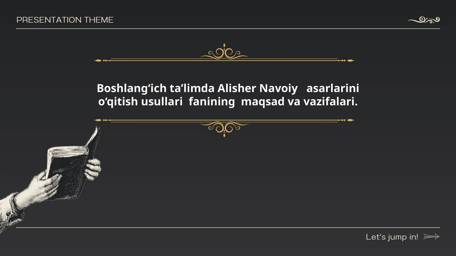 Alisher Navoiy asarlarini o‘qitish