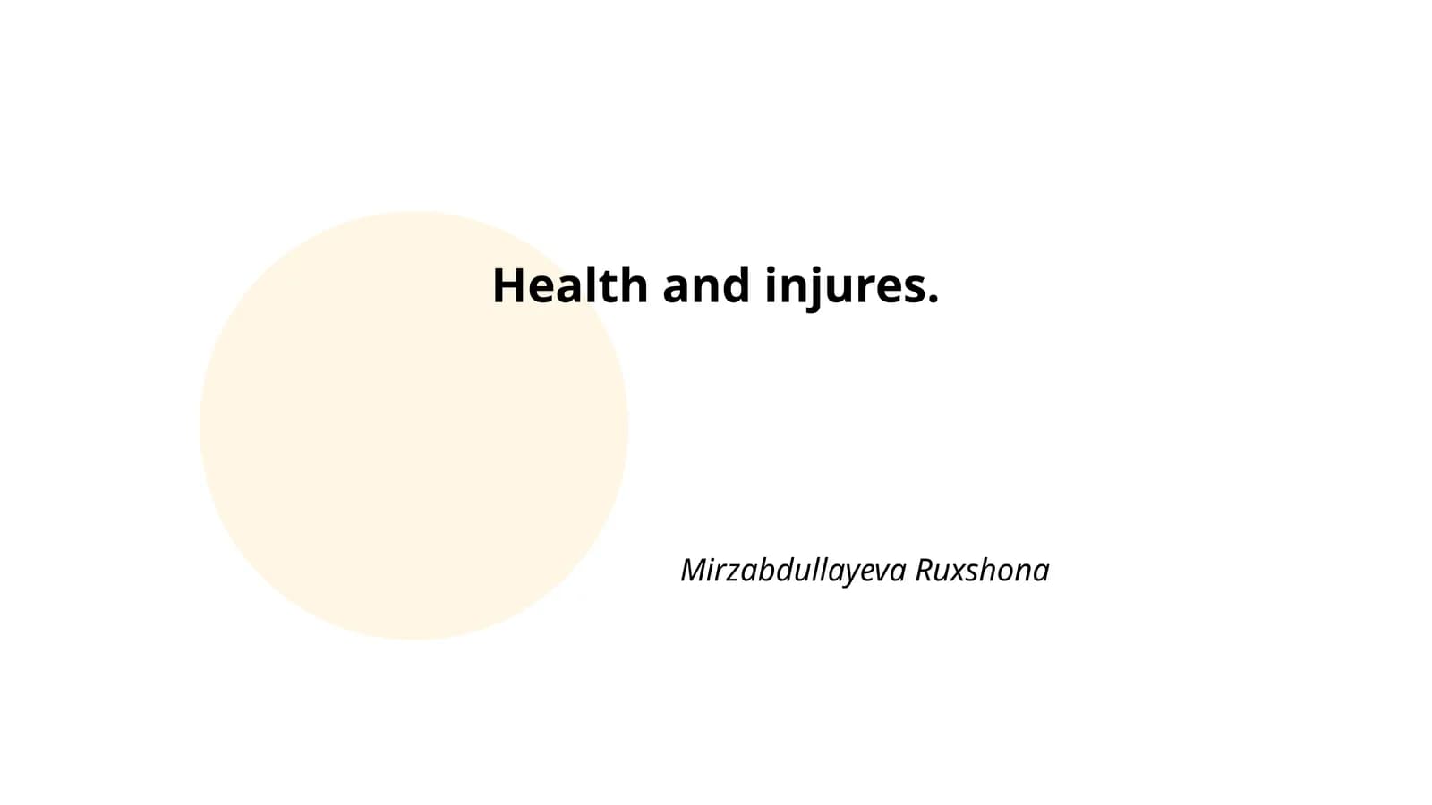 First Aid Techniques