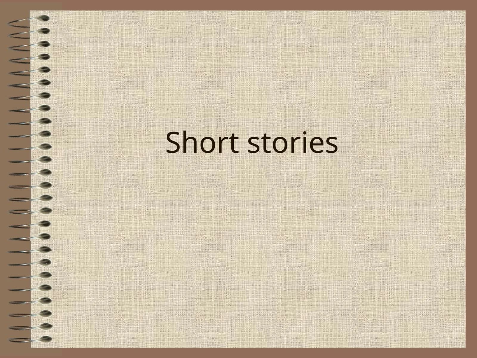 Short stories