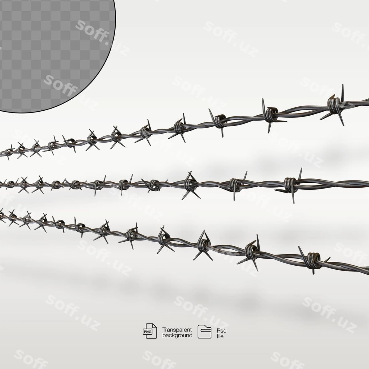 Daraqli vino shaffof orqa fonda | Thorny wine transparent background