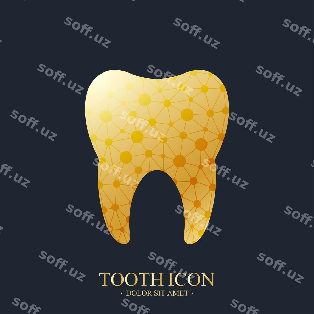 Tish vektor logotip shabloni | Tooth vector logo template
