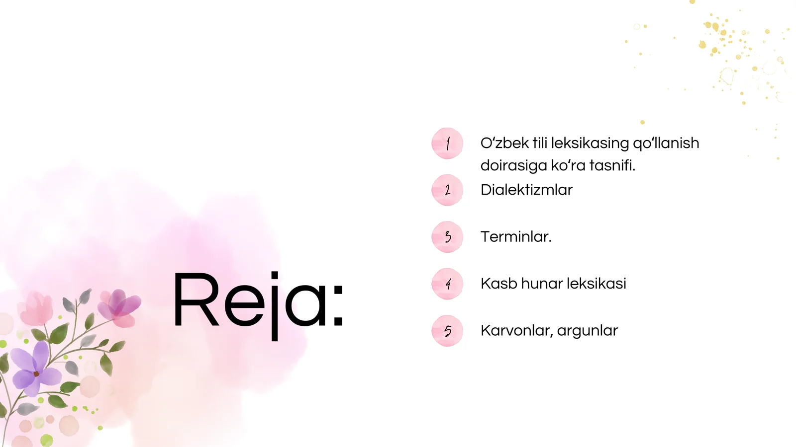 Oʻzbek tili leksikasing qoʻllanish doirasiga koʻra tasnifi