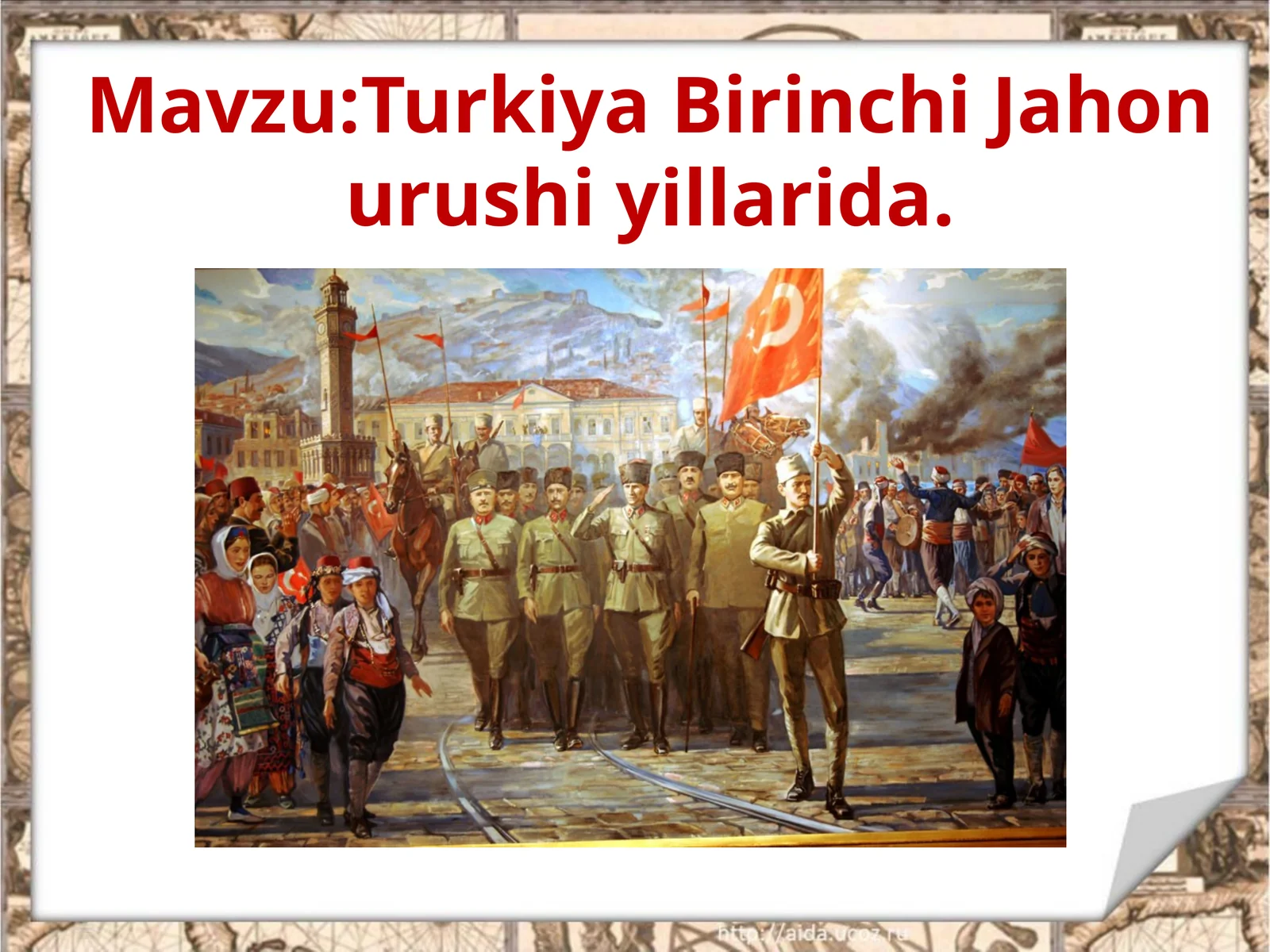 Turkiya Birinchi Jahon urushi yillarida