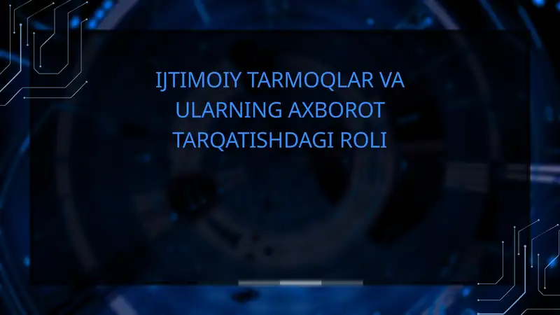 ijtimoiy tarmoq