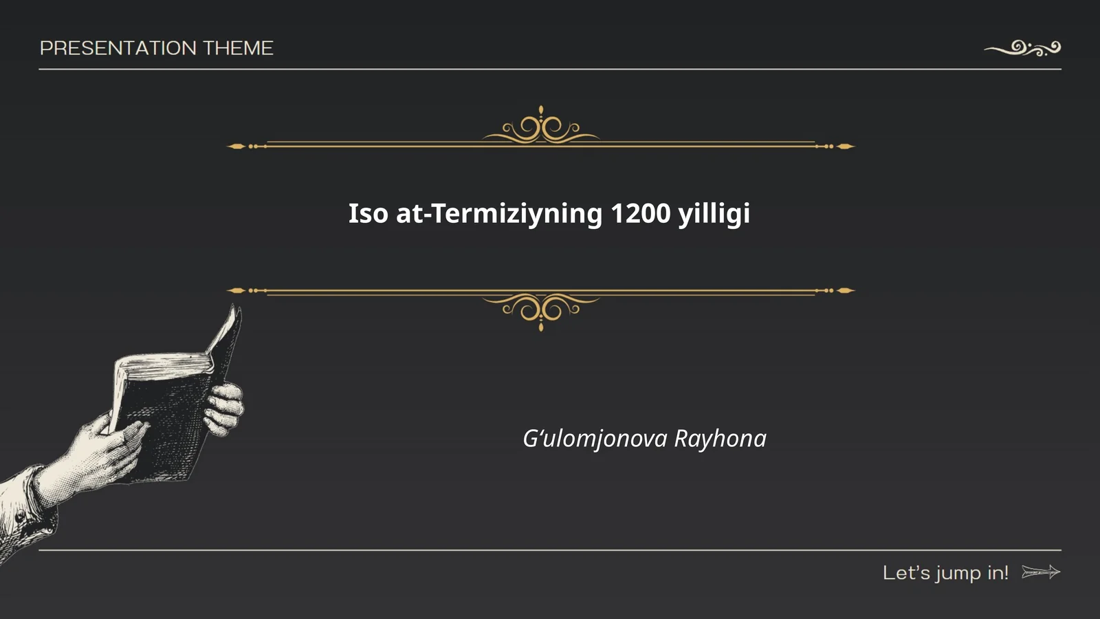 Iso at-Termiziyning 1200 yilligi
