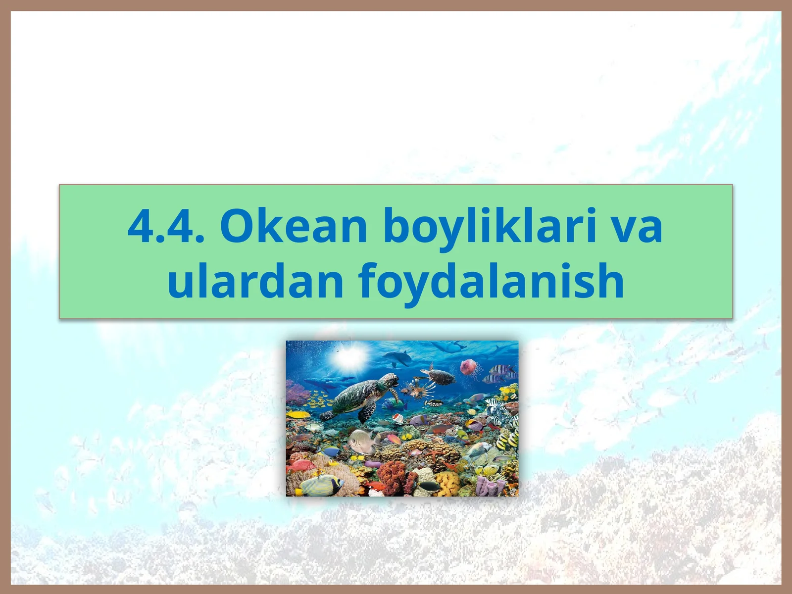 Okeanboyliklarivaulardanfoydalanish