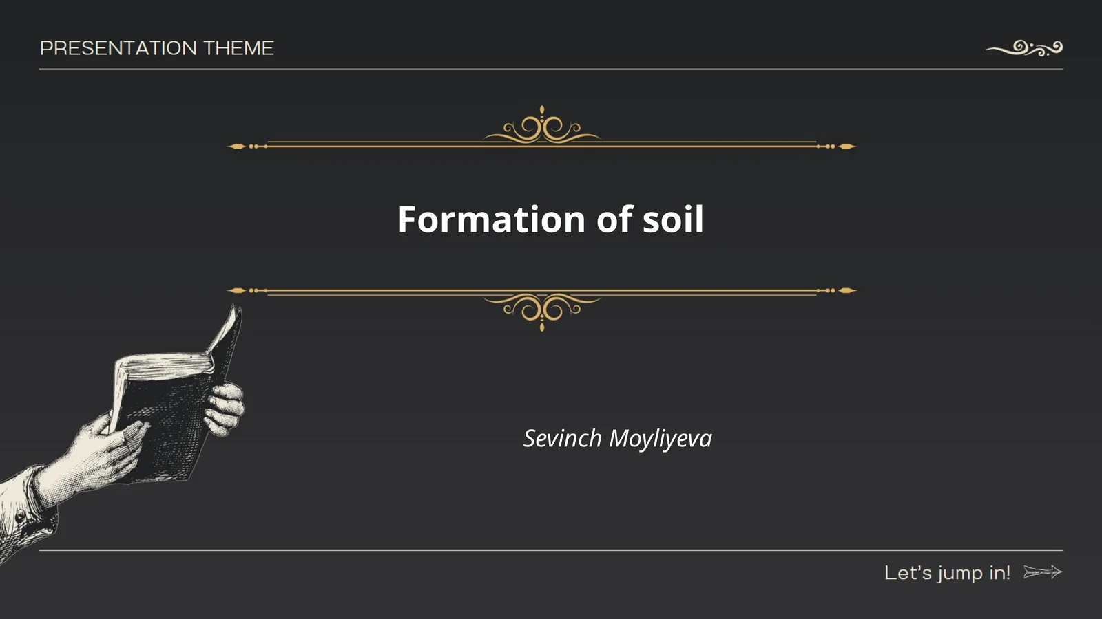 Formation of soil