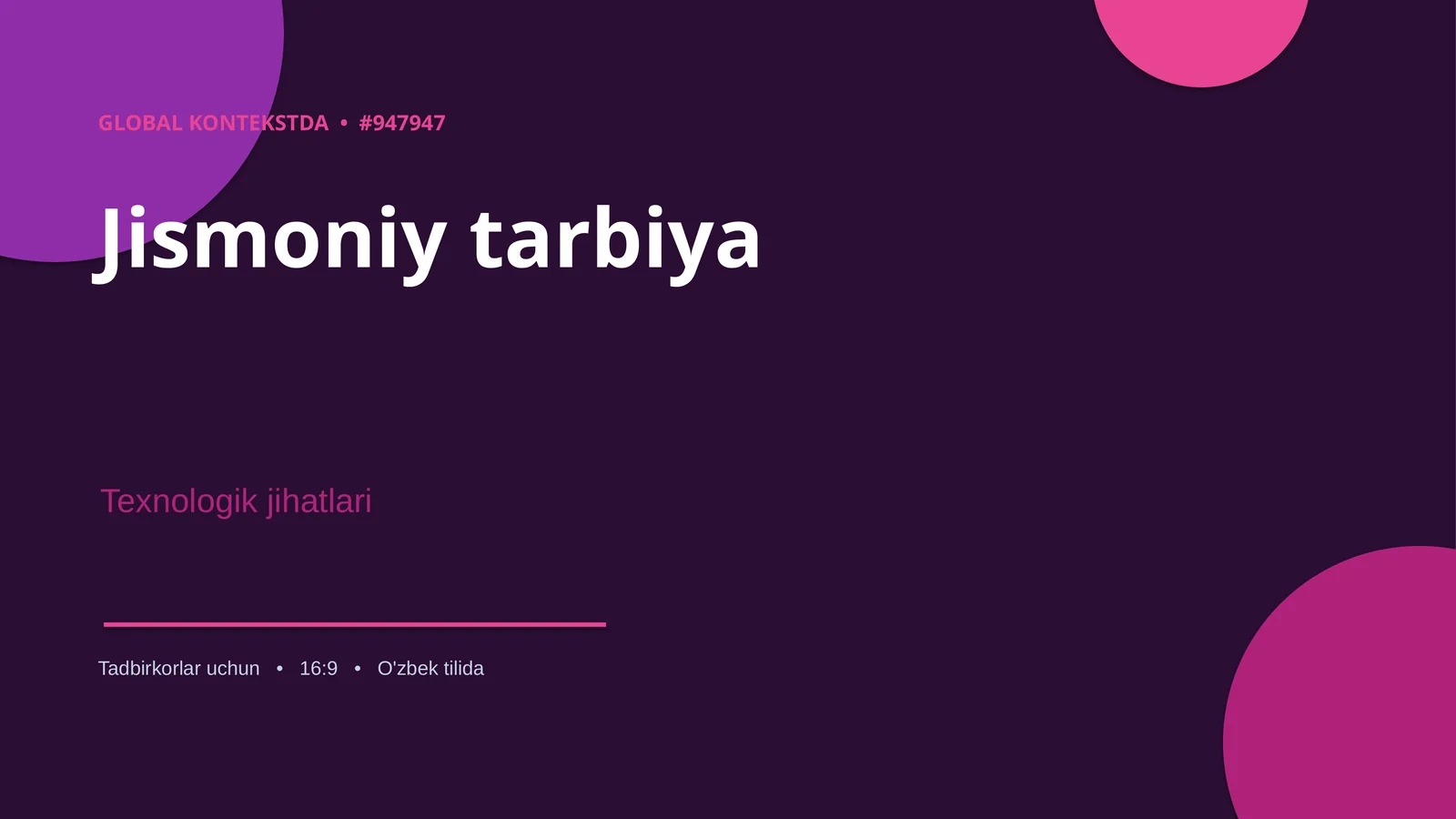 Jismoniy tarbiya