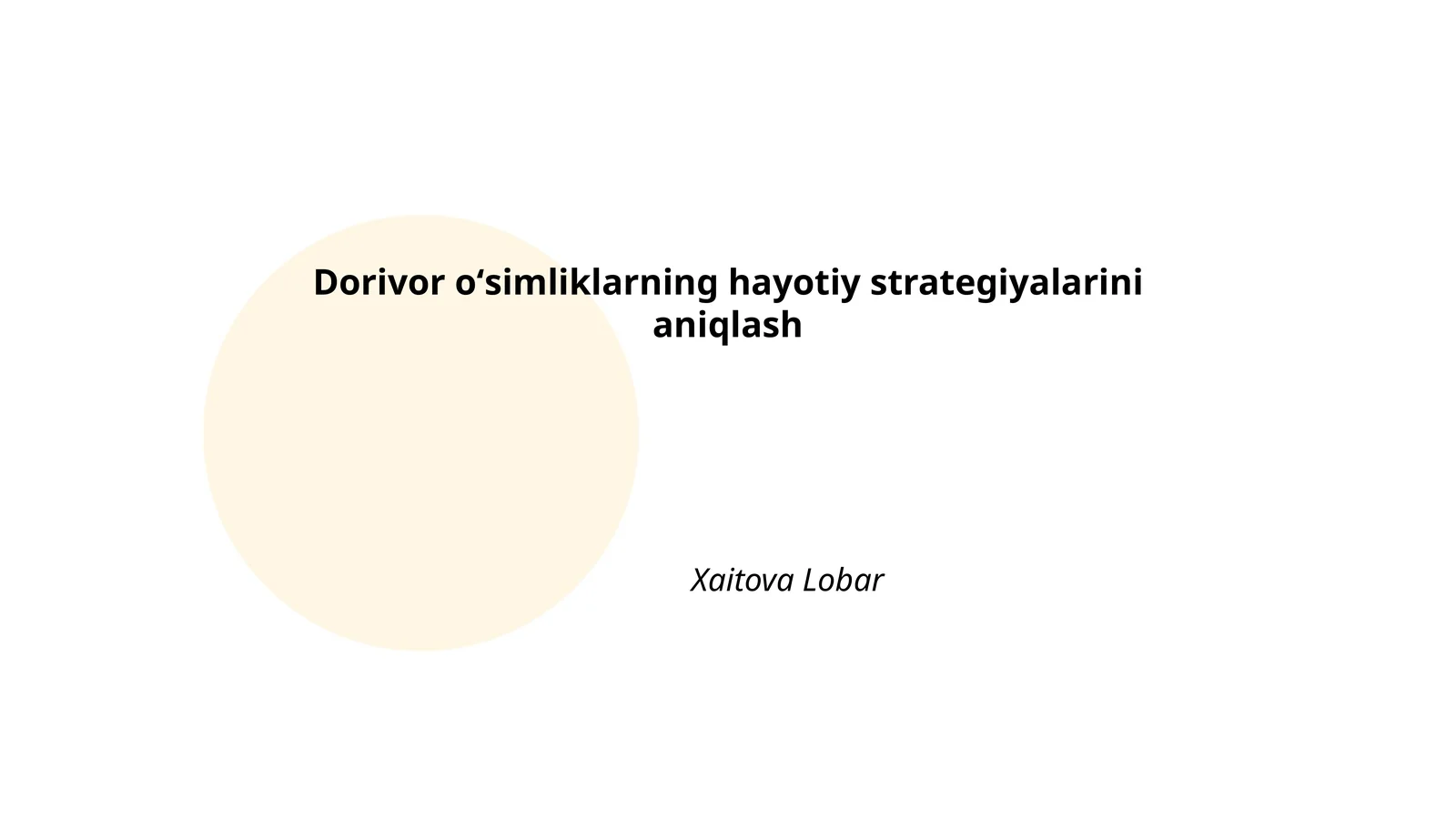 Morfologik adaptatsiyalar