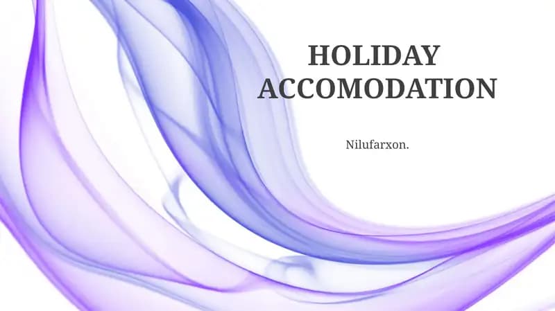 Tips for Choosing the Right Accommodation.