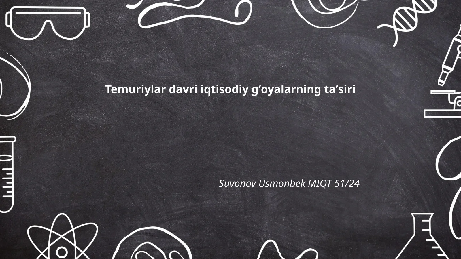 Temuriylar davri iqtisodiy gʻoyalarning taʼsiri