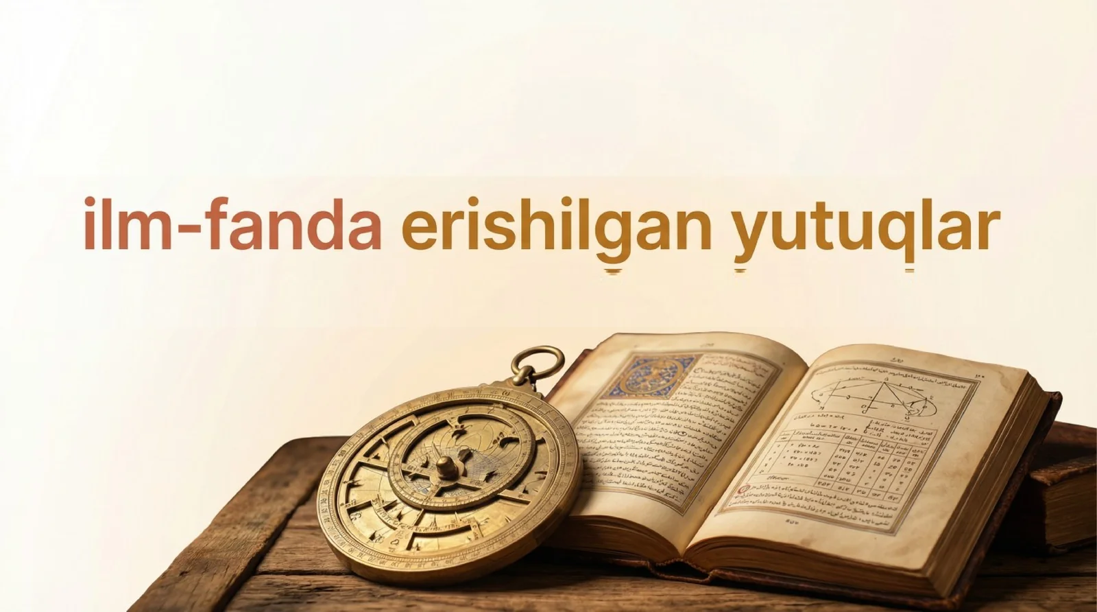 ilm-fanda erishilgan yutuqlar