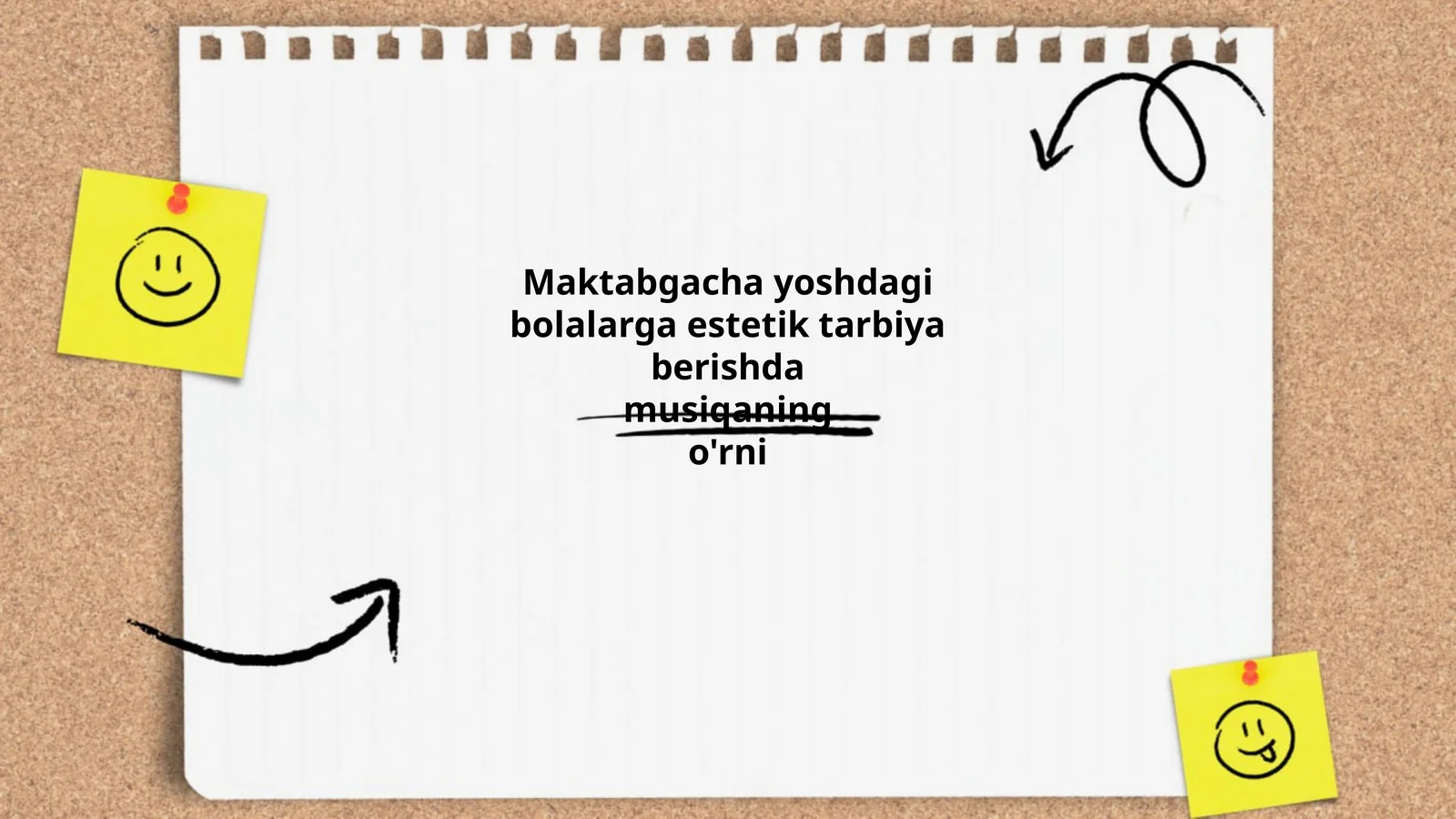 Bolalar musiqasining estetik tarbiyadagi roli