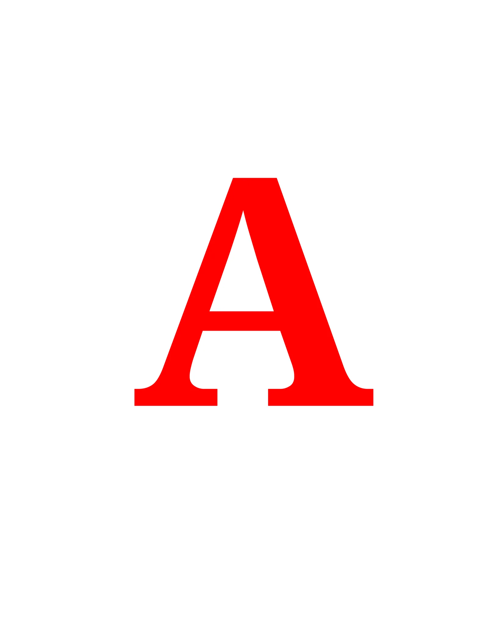 o'zbek harflari qizil rangda