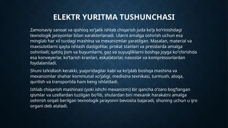 Elektr yuritma