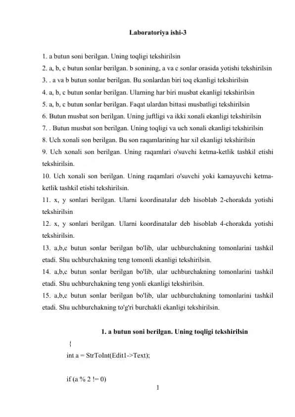 Laboratoriya ishi-3