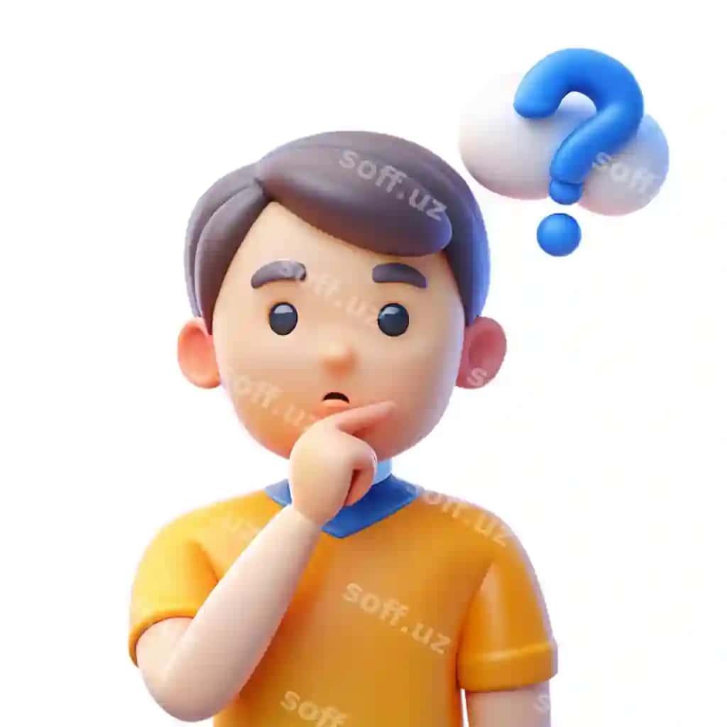 Erkak figurası so'lbelgisı bilan yuzi | Figurine man with question mark his face