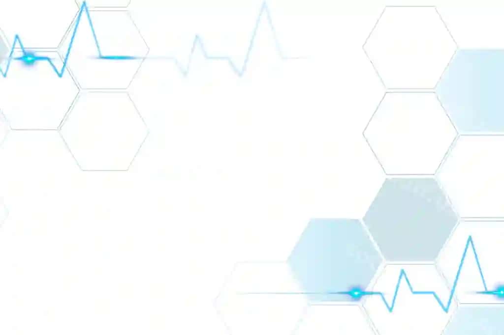 Tibbiy texnologiya fanlari orqa fonda PNG ko'k bo'sh joy bilan | Medical technology science background png blue with blank space