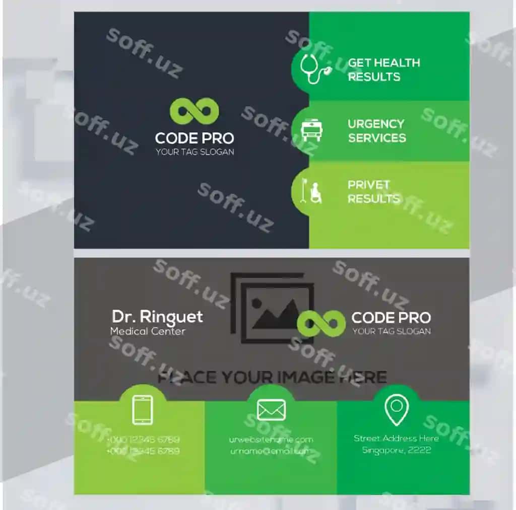 Zamonaviy noyob biznes karta dizayni | Modern unique business card design