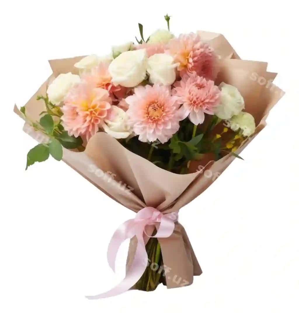 PNG guldastasi qadoqlash maket gul o'simligi atirgul | Png bouquet packaging mockup flower plant rose